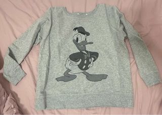 Sudadera Pato Donald Gris
