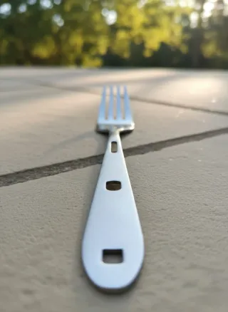 Forchetta design unico acciaio inox