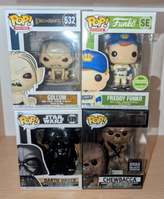 Funko Pop! Star Wars, Lord of the Rings, Freddy