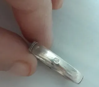 Anillo Plata Egipcio Antiguo Negro