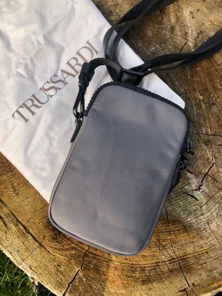 Borsa a tracolla Trussardi uomo grigia