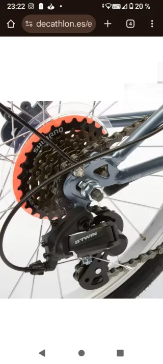 Bicicleta Plegable Decathlon Gris