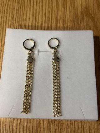 Pendientes Xuping laminados en oro 14K