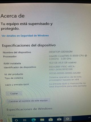 HP ProDesk 600 G5 PC Sobremesa Negro/Plateado