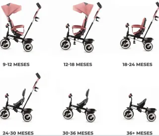 Triciclo Evolutivo Rosa Kinderkraft
