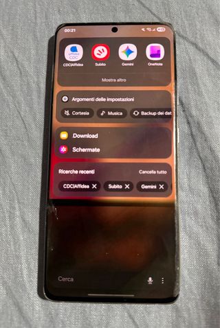 Samsung S21 Ultra argentato