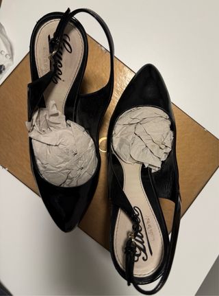 Sandali Slingback Gucci Neri Tg 38.5