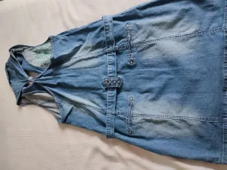 Vestido vaquero con bordado