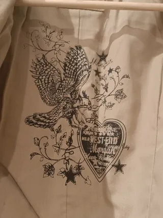 Cazadora Biker Ante Beige Claro