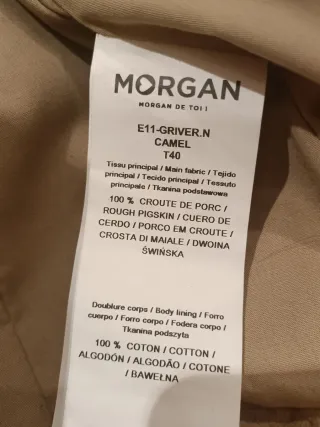 Cazadora Biker Ante Beige Claro