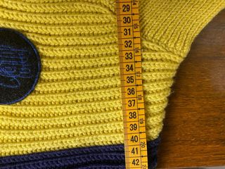 Maglione Dirk Bikkembergs Blu/Giallo Vintage