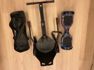 Hoverboard con asiento y bolsa