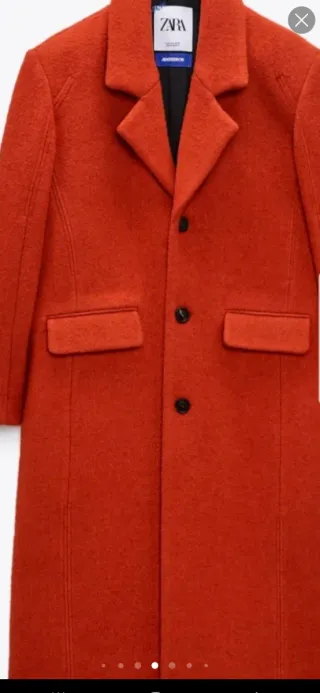 Abrigo oversize lana Zara T/L