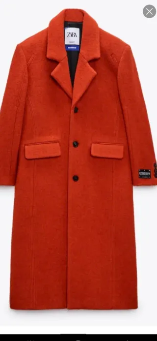 Abrigo oversize lana Zara T/L