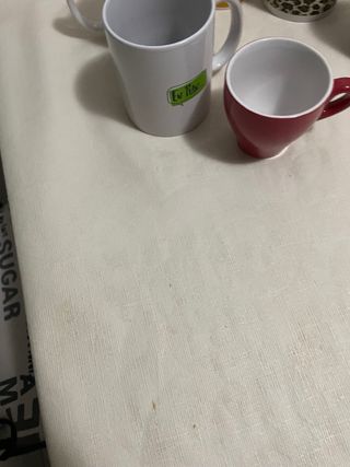 Lote de 6 tazas de cerámica