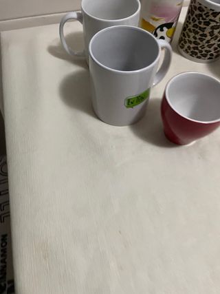 Lote de 6 tazas de cerámica