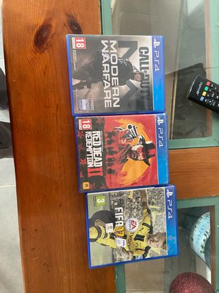 Juegos PS4: Call of Duty, Red Dead 2, FIFA 17