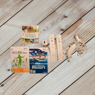 Nintendo Wii con juegos y Balance Board