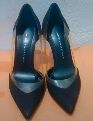 Zapatos Zara Tacón Negro