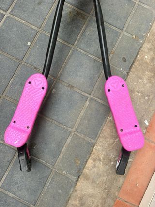 Patinete 3 ruedas niña rosa