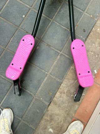 Patinete 3 ruedas niña rosa