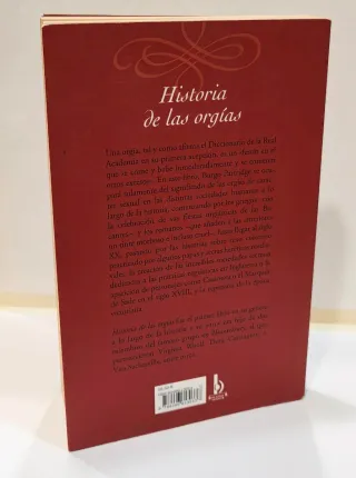 Libro Historia de las orgias Burgo Partridge