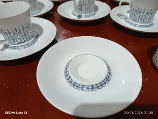 Juego de café 27 piezas porcelana