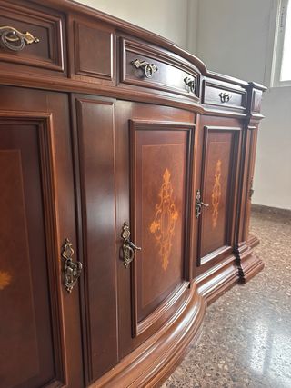 Mesa auxiliar comedor vintage madera