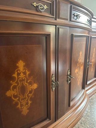 Mesa auxiliar comedor vintage madera