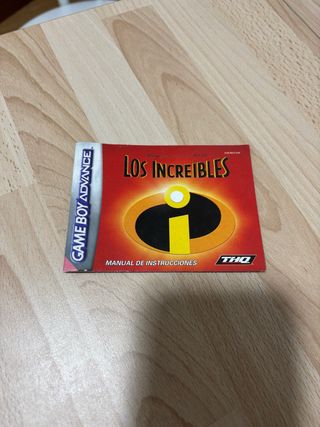 Manual Los Increíbles Game Boy Advance THQ