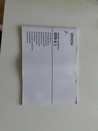 Denon AVR-X500 Receptor AV 5.1