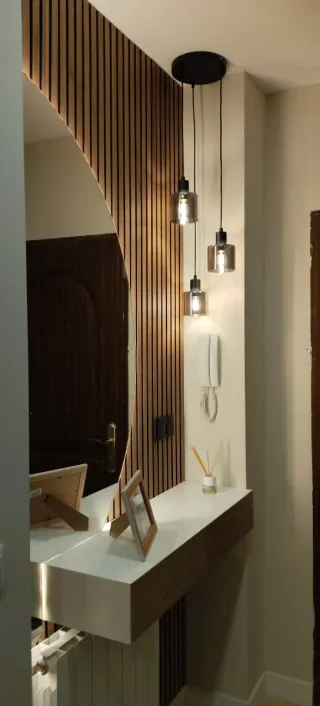 Lámpara colgante 3 luces ajustable