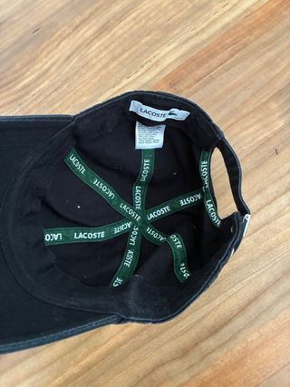 Gorra Lacoste Negra