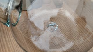 Porròn de Nevera,Vidrio Artesanal,Firmado