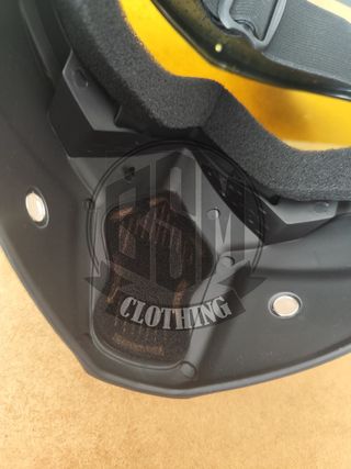 Occhialoni da moto lenti gialle - maschera