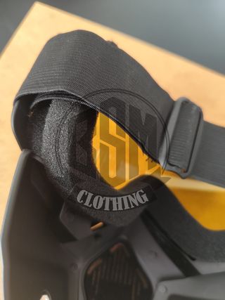 Occhialoni da moto lenti gialle - maschera