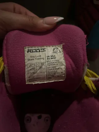 Patines rosas Disney talla 37