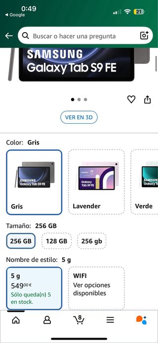 Samsung Galaxy Tab S9 FE