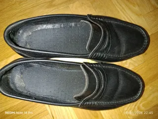 Zapatos negros de piel