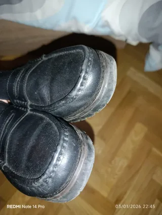 Zapatos negros de piel