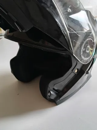 Casco Moto Negro Casi Sin Uso