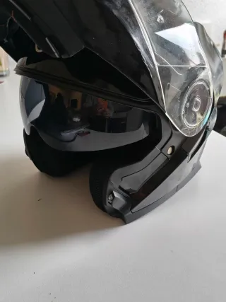 Casco Moto Negro Casi Sin Uso
