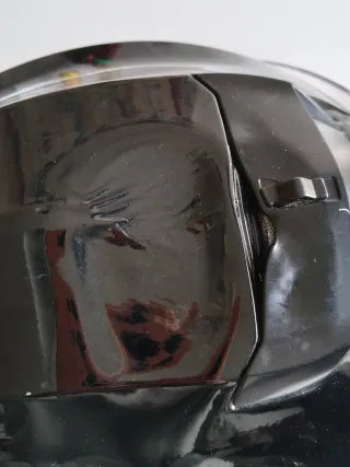 Casco Moto Negro Casi Sin Uso