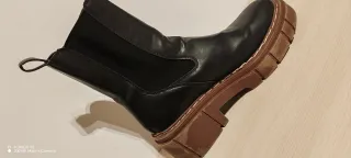 Botines negros mujer plataforma