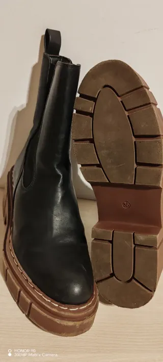 Botines negros mujer plataforma