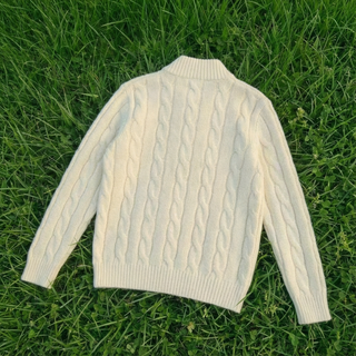 Jersey Polo Ralph Lauren Beige Cable Knit