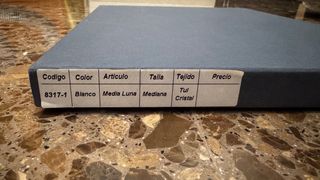 Mantilla Fallera Blanca