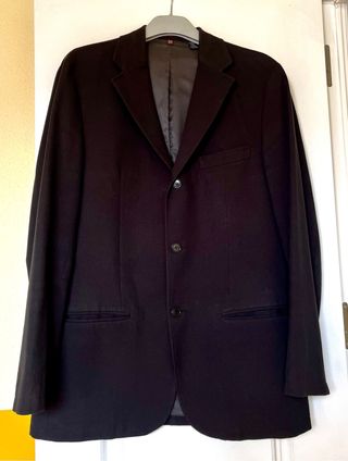 Americana de caballero negra