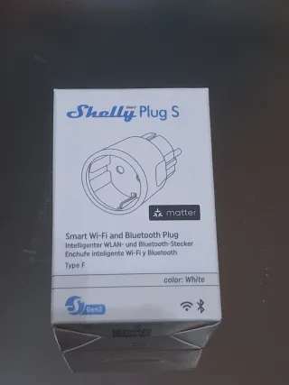 Shelly Plug S Gen3 Wi-Fi Bluetooth