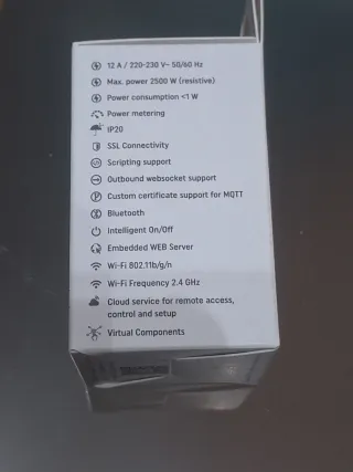 Shelly Plug S Gen3 Wi-Fi Bluetooth